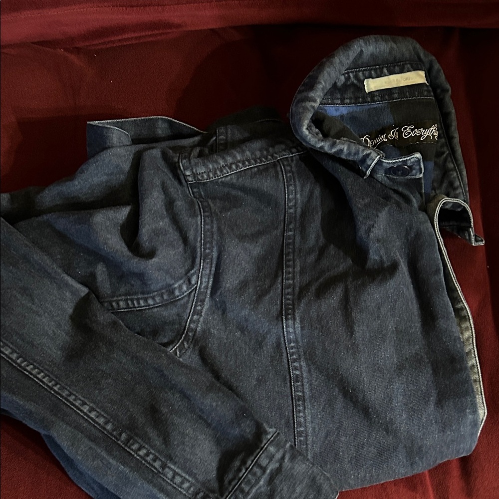 Casual Denim Button Down Shirt
